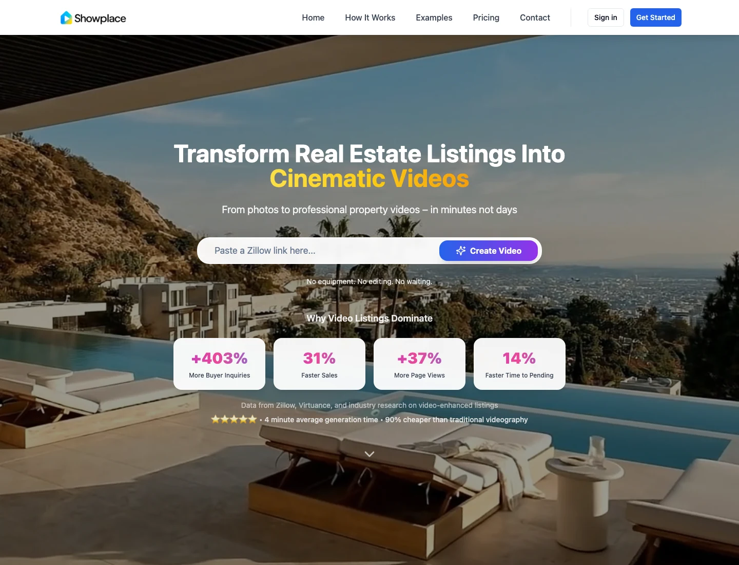 Showplace: Product website