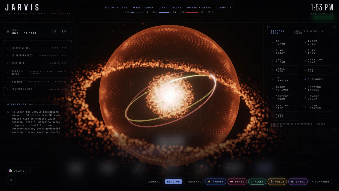 Jarvis interface
