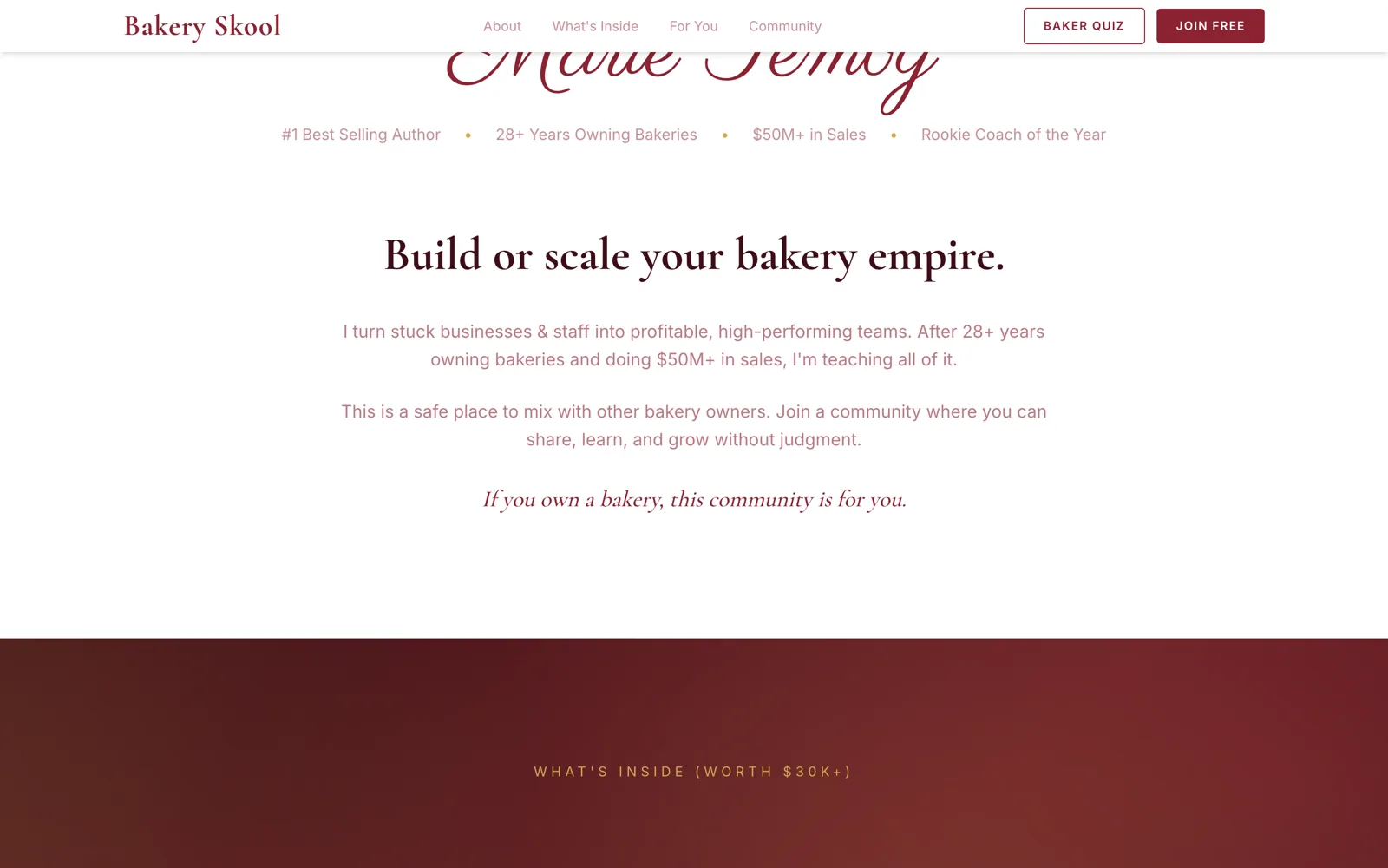 Bakery School: Build or scale your bakery empire