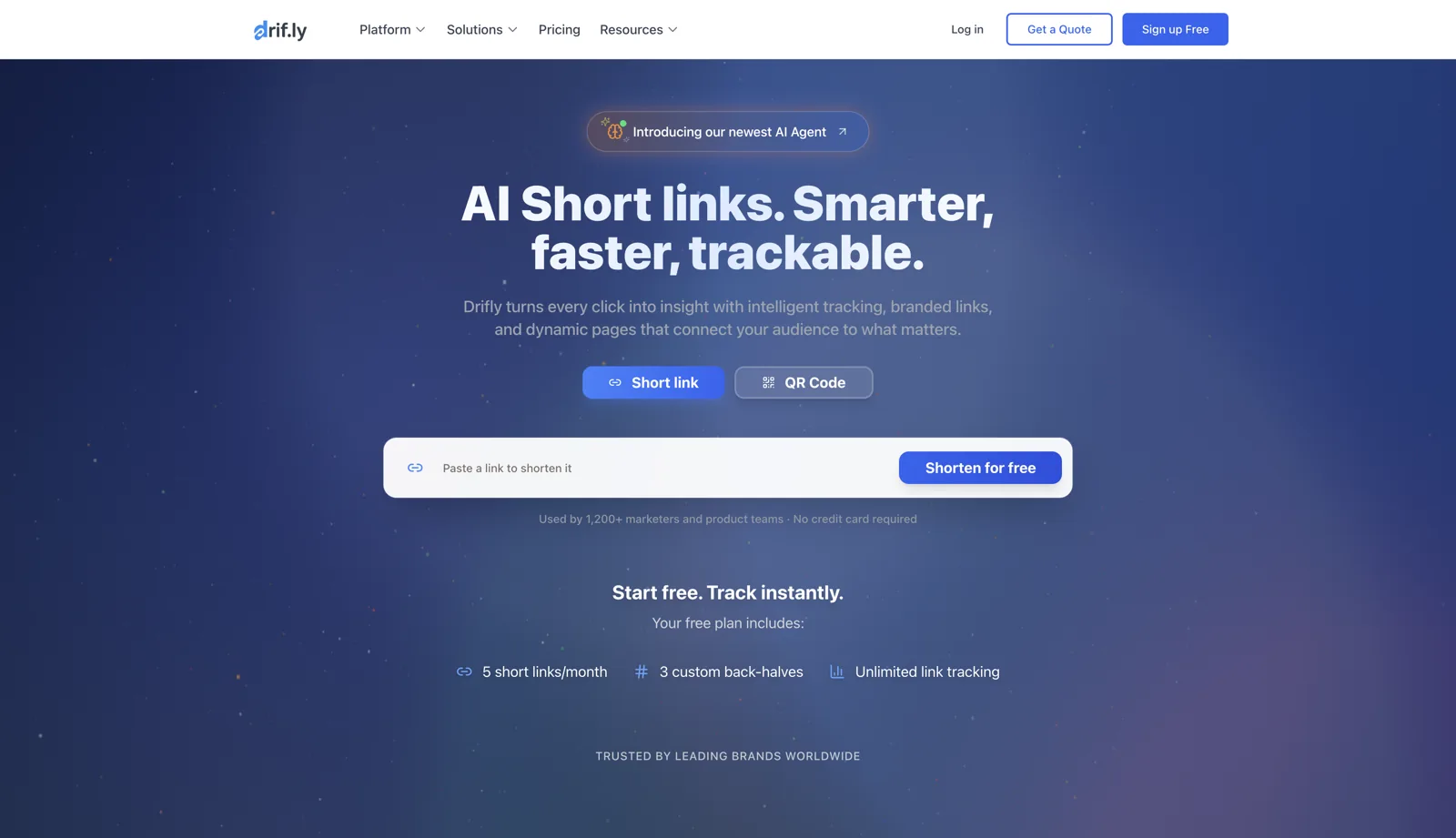 Drifly — website screenshot