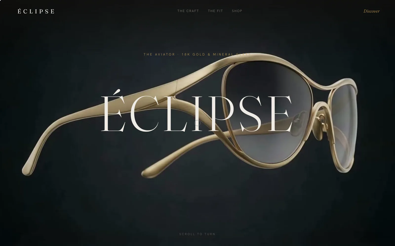 Éclipse: Website detail