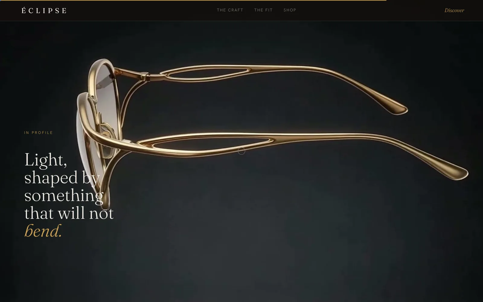 Éclipse: Website detail