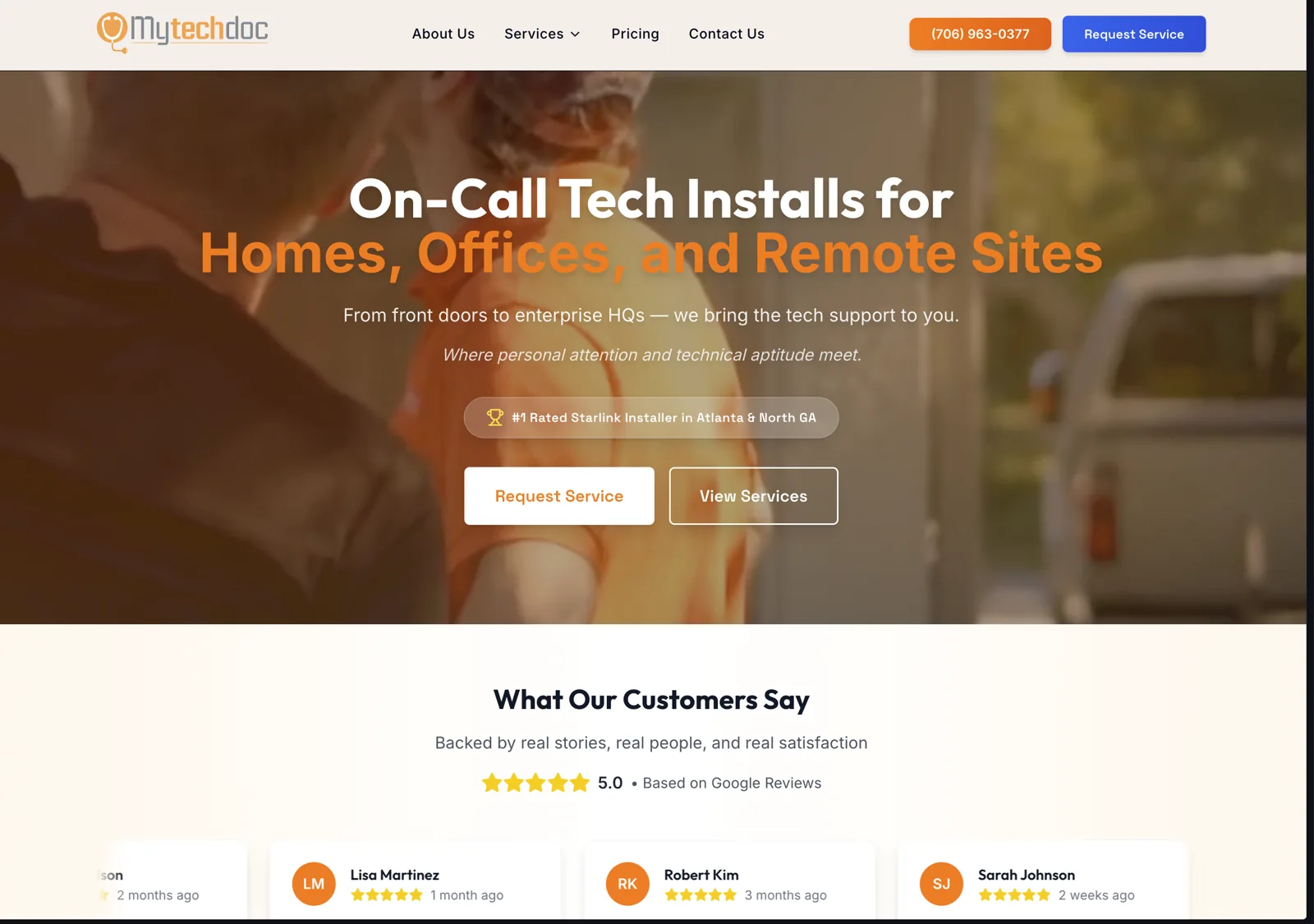 My Tech Doc — website screenshot