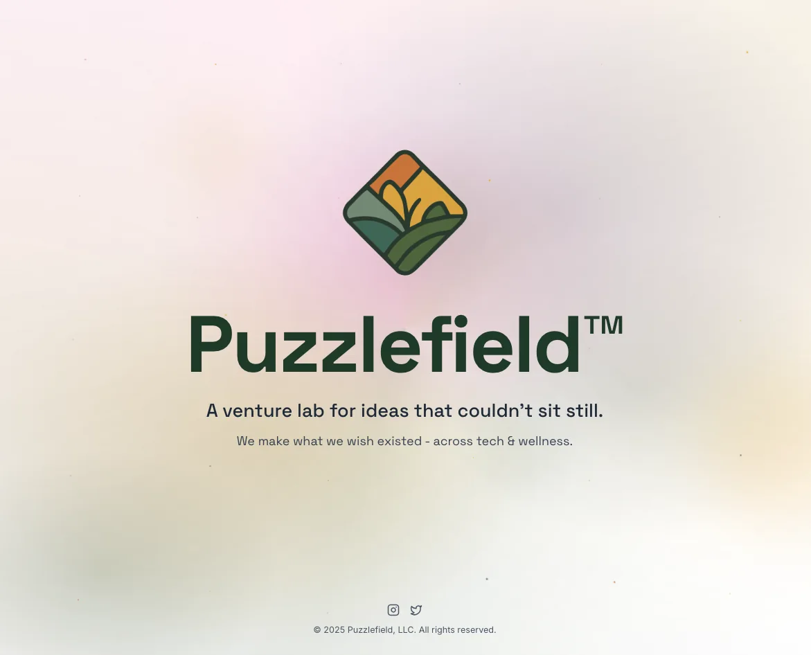 Puzzlefield — website screenshot