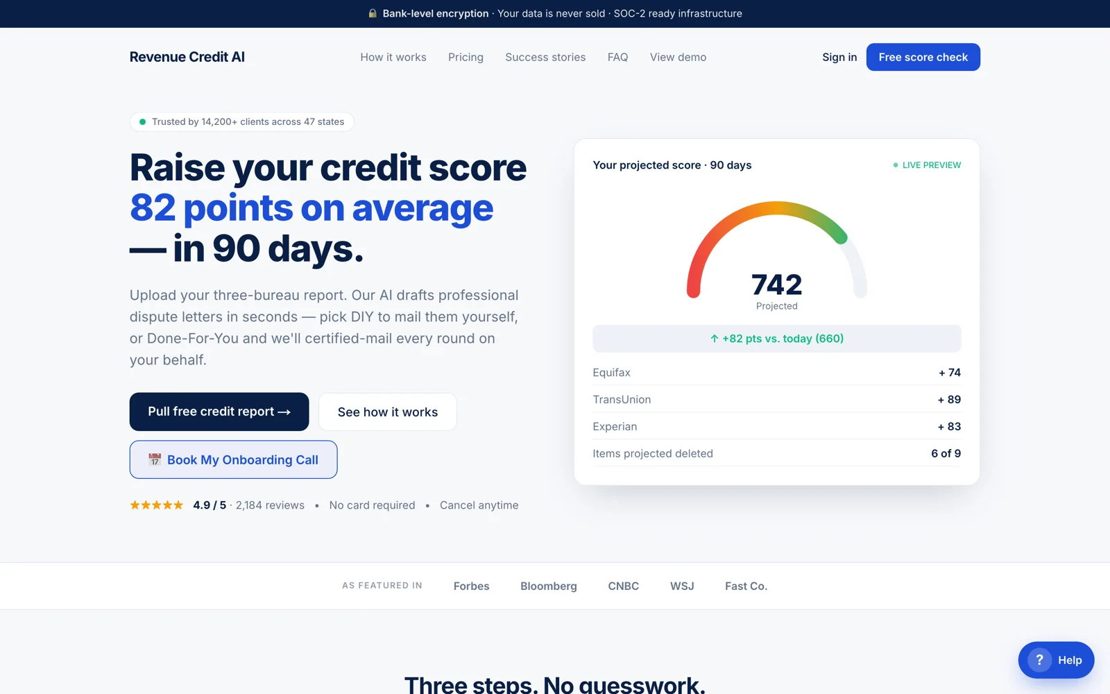 Revenue Credit AI: Hero